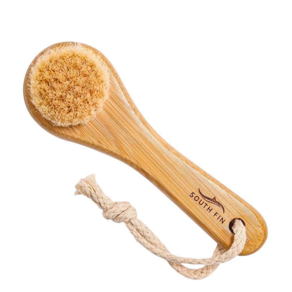 Horsehair Bamboo Facial Cleaning Massage Care Brush